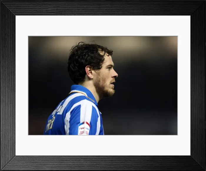 Framed Print : Brighton Derby: Gordon Greer in Action during Brighton & Hove Albion vs Derby County, Npower Championship, Amex Stadium, January 12, 2013 Framed Print : Brighton Derby: Gordon Greer in Action during Brighton & Hove Albion vs Derby County, Npower Championship, Amex Stadium, January 12, 2013