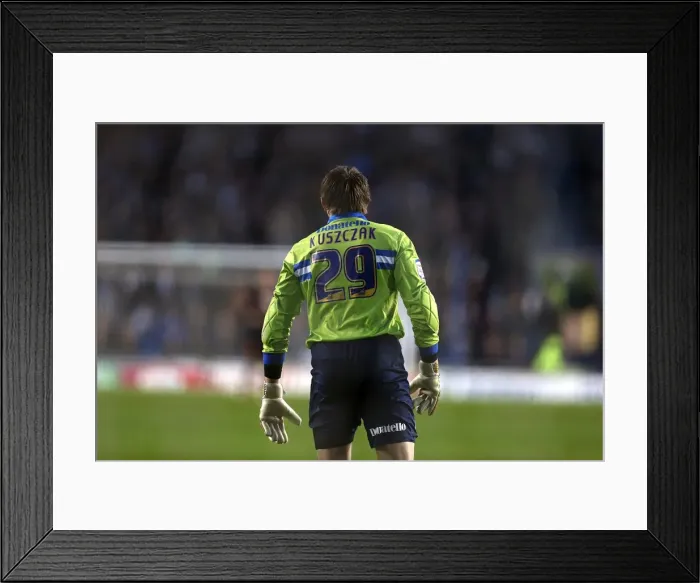 Framed Print : Focused Kuszczak Amidst the Intensity of the 2013 Brighton Derby Framed Print : Focused Kuszczak Amidst the Intensity of the 2013 Brighton Derby