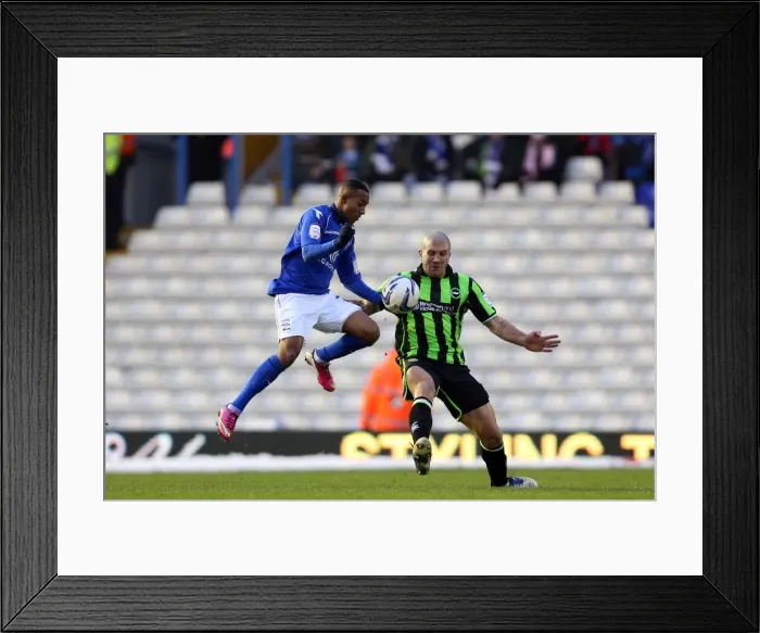 Framed Print : Adam El-Abd in Action: Brighton & Hove Albion vs. Blackburn Rovers, Championship Clash at Birmingham City (January 19, 2013) Framed Print : Adam El-Abd in Action: Brighton & Hove Albion vs. Blackburn Rovers, Championship Clash at Birmingham City (January 19, 2013)