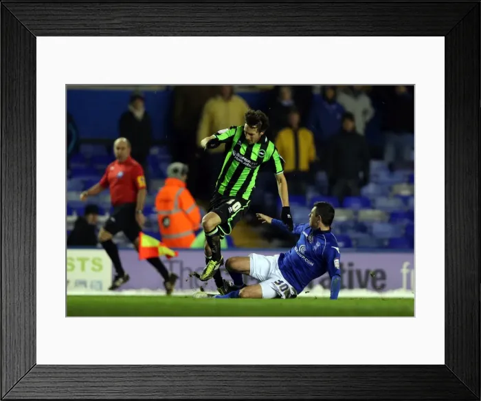 Framed Print : Brighton's Will Buckley in Action Against Blackburn in Birmingham City Clash (12-12-2022) Framed Print : Brighton's Will Buckley in Action Against Blackburn in Birmingham City Clash (12-12-2022)