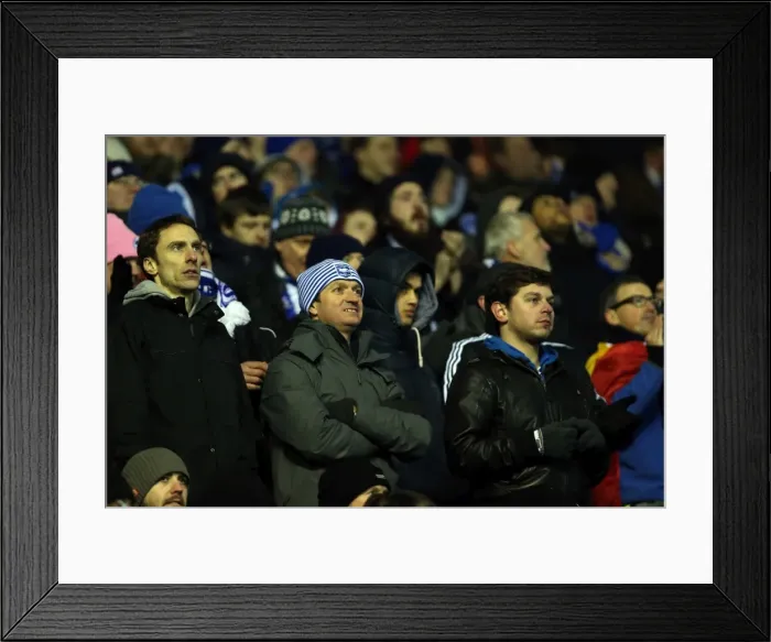 Framed Print : Brighton & Hove Albion vs. Birmingham City: 2012-13 Away Game Framed Print : Brighton & Hove Albion vs. Birmingham City: 2012-13 Away Game