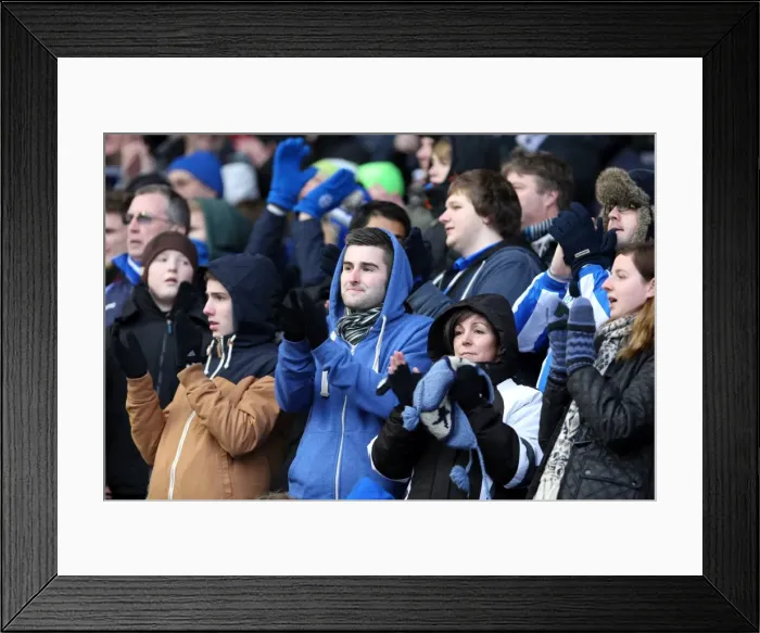Framed Print : A Look Back: Brighton & Hove Albion vs Birmingham City (Away) - January 19, 2013: 2012-13 Season's Away Game Framed Print : A Look Back: Brighton & Hove Albion vs Birmingham City (Away) - January 19, 2013: 2012-13 Season's Away Game