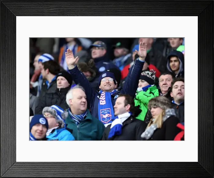 Framed Print : Brighton & Hove Albion vs Birmingham City: 2012-13 Away Game Framed Print : Brighton & Hove Albion vs Birmingham City: 2012-13 Away Game