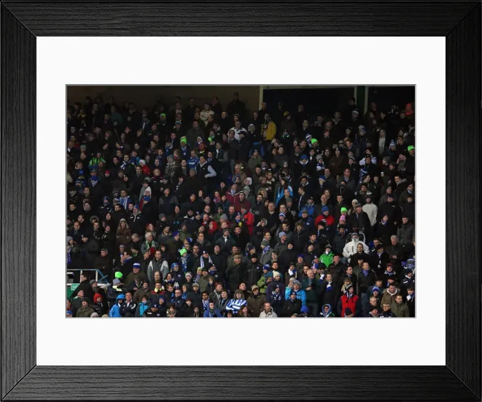 Framed Print : Brighton & Hove Albion vs. Birmingham City: A Look Back at the 2012-13 Away Game (January 19, 2013)