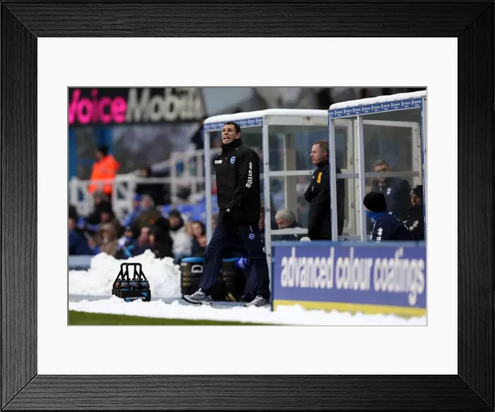 Framed Print : Brighton & Hove Albion vs. Birmingham City: A 2012-13 Season Showdown - January 19th Framed Print : Brighton & Hove Albion vs. Birmingham City: A 2012-13 Season Showdown - January 19th