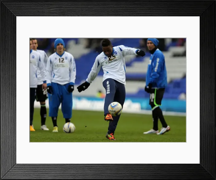 Framed Print : Brighton & Hove Albion vs. Birmingham City (Away): A Glance Back at the 2012-13 Season's Game (January 19, 2013) Framed Print : Brighton & Hove Albion vs. Birmingham City (Away): A Glance Back at the 2012-13 Season's Game (January 19, 2013)