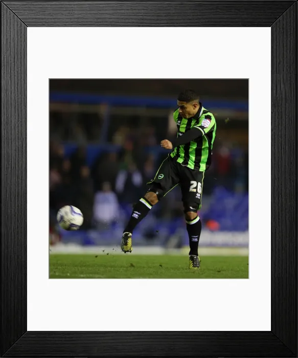 Framed Print : Brighton & Hove Albion vs. Birmingham City: A Glance at the 2012-13 Away Game (19-01-2013) Framed Print : Brighton & Hove Albion vs. Birmingham City: A Glance at the 2012-13 Away Game (19-01-2013)