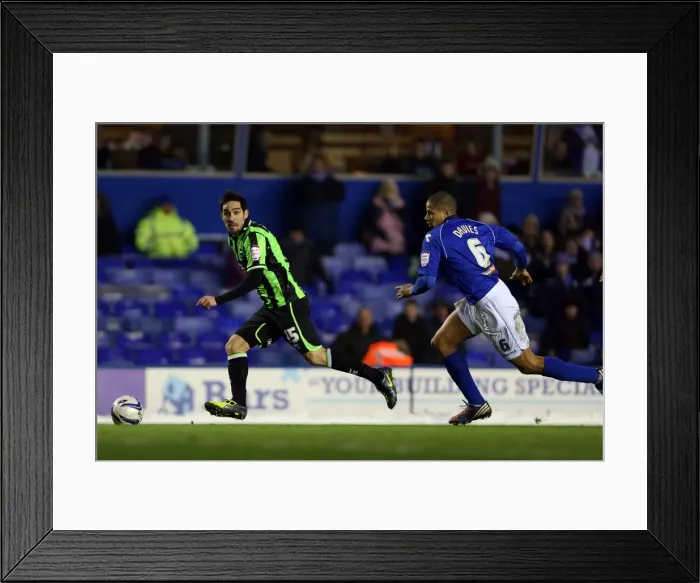 Framed Print : Brighton & Hove Albion vs Birmingham City: 2012-13 Away Game Framed Print : Brighton & Hove Albion vs Birmingham City: 2012-13 Away Game