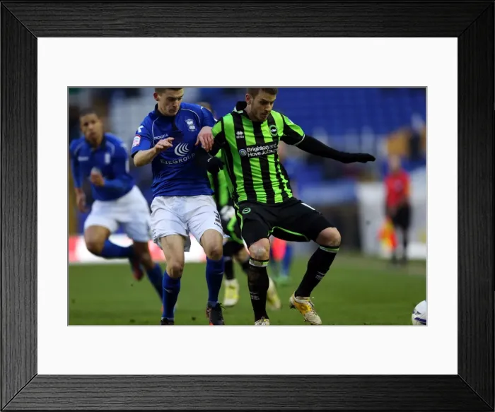 Framed Print : Andrea Orlandi in Action: Brighton & Hove Albion vs. Blackburn Rovers, Championship Clash at St. Andrews (12-12-2022) Framed Print : Andrea Orlandi in Action: Brighton & Hove Albion vs. Blackburn Rovers, Championship Clash at St. Andrews (12-12-2022)