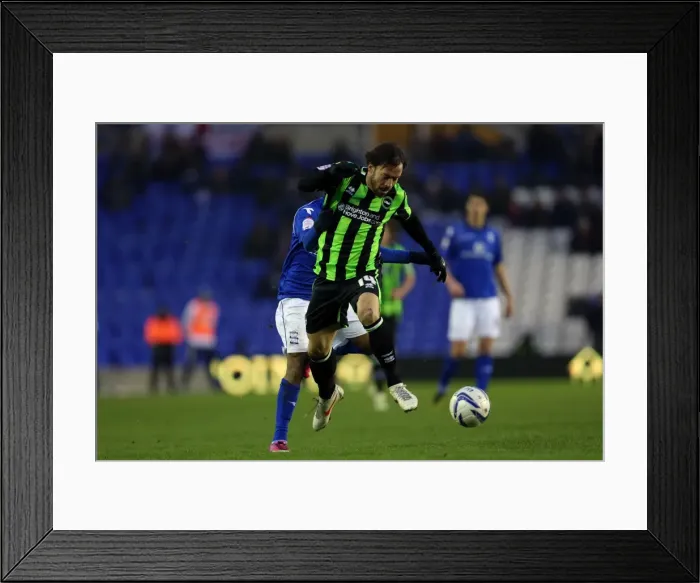 Framed Print : Inigo Calderon Breaks Forward: Brighton & Hove Albion vs. Blackburn Rovers, Championship Clash at St. Andrews (12-12-2022) Framed Print : Inigo Calderon Breaks Forward: Brighton & Hove Albion vs. Blackburn Rovers, Championship Clash at St. Andrews (12-12-2022)