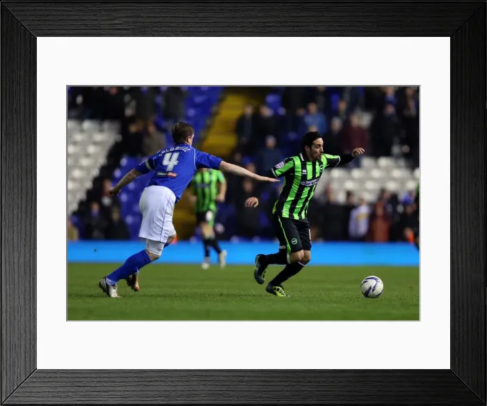 Framed Print : Vicente Beats Caldwell: A Pivotal Moment in Brighton & Hove Albion's Championship Victory over Blackburn Rovers (12-12-2022) Framed Print : Vicente Beats Caldwell: A Pivotal Moment in Brighton & Hove Albion's Championship Victory over Blackburn Rovers (12-12-2022)