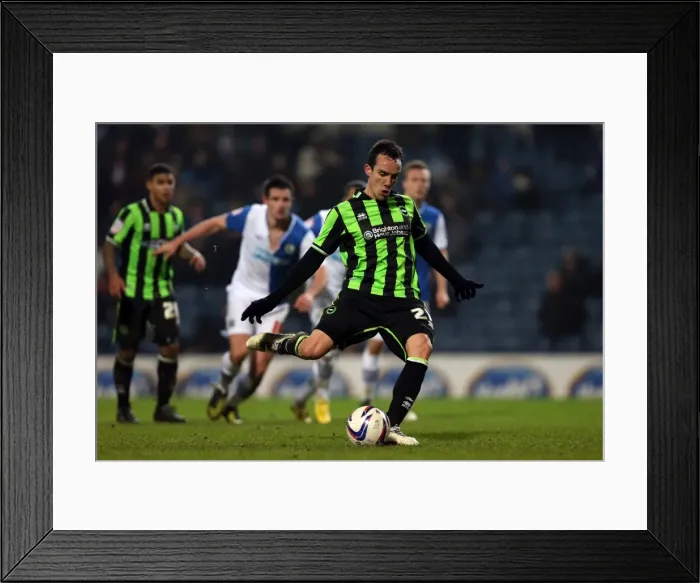 Framed Print : Last-Minute Drama: David Lopez Scores for Brighton & Hove Albion to Secure 1-1 Draw against Blackburn Rovers (January 22, 2013) Framed Print : Last-Minute Drama: David Lopez Scores for Brighton & Hove Albion to Secure 1-1 Draw against Blackburn Rovers (January 22, 2013)