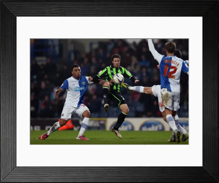 Framed Print : Wayne Bridge in Action: Blackburn Rovers vs. Brighton & Hove Albion, Npower Championship, January 22, 2013 Framed Print : Wayne Bridge in Action: Blackburn Rovers vs. Brighton & Hove Albion, Npower Championship, January 22, 2013