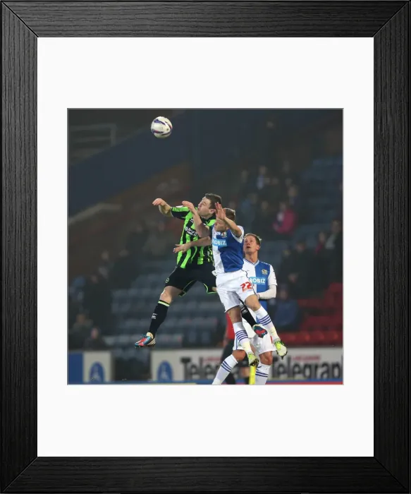 Framed Print : Brighton & Hove Albion vs. Blackburn Rovers (Away), 22-01-2013 Framed Print : Brighton & Hove Albion vs. Blackburn Rovers (Away), 22-01-2013