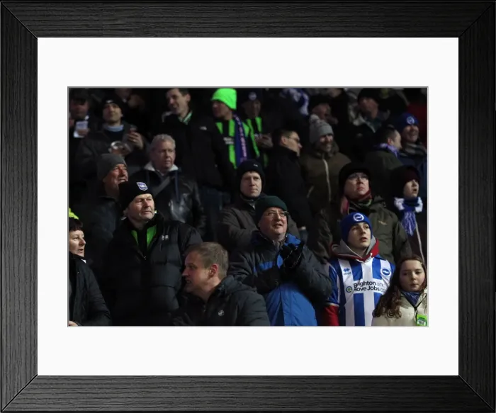 Framed Print : Intense Battle: Brighton & Hove Albion vs. Blackburn Rovers (Away) - 22-01-2013 (Season 2012-13) Framed Print : Intense Battle: Brighton & Hove Albion vs. Blackburn Rovers (Away) - 22-01-2013 (Season 2012-13)