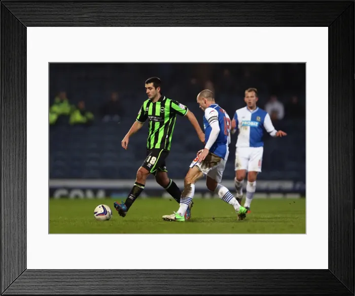 Framed Print : Showdown at Ewood Park: Brighton & Hove Albion vs. Blackburn Rovers (2012-13) - Away Game Framed Print : Showdown at Ewood Park: Brighton & Hove Albion vs. Blackburn Rovers (2012-13) - Away Game