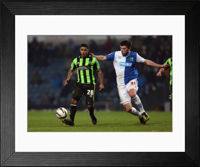 Framed Print : Battle of the Championship: Brighton & Hove Albion vs. Blackburn Rovers (Away) - 2012-13 Season Framed Print : Battle of the Championship: Brighton & Hove Albion vs. Blackburn Rovers (Away) - 2012-13 Season