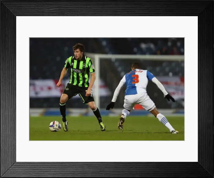 Framed Print : Brighton & Hove Albion vs. Blackburn Rovers: A Thrilling 2012-13 Away Game Framed Print : Brighton & Hove Albion vs. Blackburn Rovers: A Thrilling 2012-13 Away Game