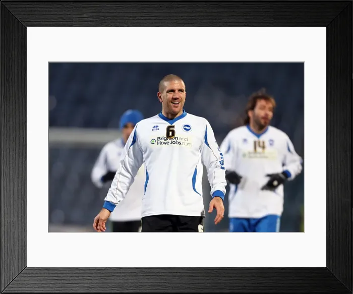 Framed Print : Brighton & Hove Albion's Adam El-Abd Training Ahead of Brighton Derby against Blackburn Rovers, January 2013 Framed Print : Brighton & Hove Albion's Adam El-Abd Training Ahead of Brighton Derby against Blackburn Rovers, January 2013