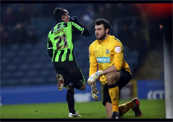 Last-Minute Drama: David Lopez Scores the Equalizer for Brighton & Hove Albion against Blackburn Rovers (January 22, 2013)