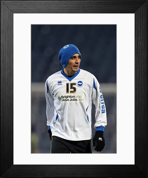 Framed Print : Vicente Training Ahead of Brighton & Hove Albion vs. Blackburn Rovers, 2013 Framed Print : Vicente Training Ahead of Brighton & Hove Albion vs. Blackburn Rovers, 2013
