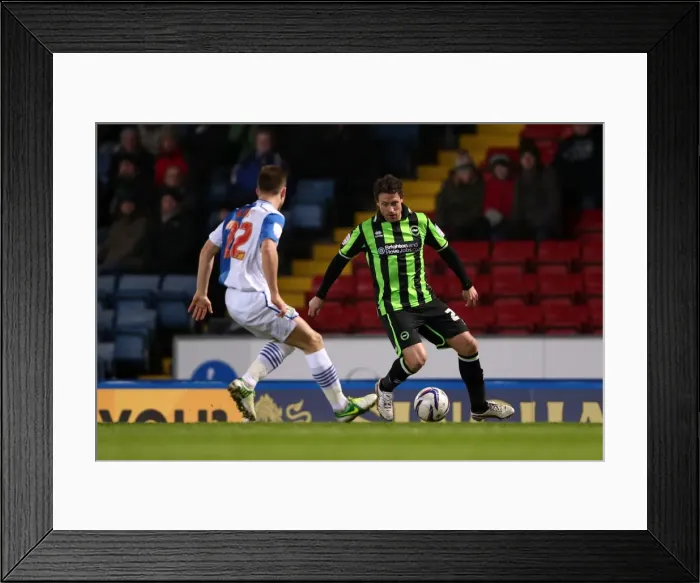 Framed Print : Wayne Bridge in Action: Npower Championship Clash between Blackburn Rovers and Brighton & Hove Albion (January 2013) Framed Print : Wayne Bridge in Action: Npower Championship Clash between Blackburn Rovers and Brighton & Hove Albion (January 2013)