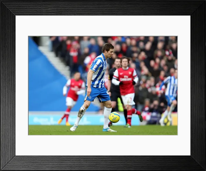 Framed Print : Brighton & Hove Albion vs Arsenal (2012-13): A Past Home Game - Arsenal Visit Framed Print : Brighton & Hove Albion vs Arsenal (2012-13): A Past Home Game - Arsenal Visit