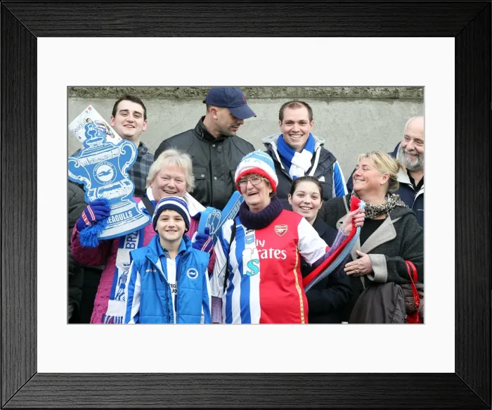 Framed Print : Brighton & Hove Albion: Electric Atmosphere - The Amex Stadium Crowd Shots (2012-2013) Framed Print : Brighton & Hove Albion: Electric Atmosphere - The Amex Stadium Crowd Shots (2012-2013)