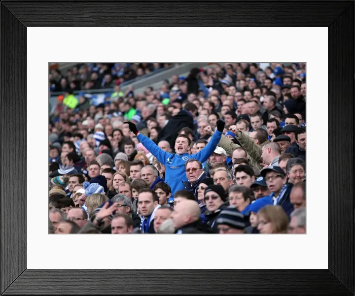 Framed Print : Brighton & Hove Albion vs Arsenal: 2012-13 Home Game Framed Print : Brighton & Hove Albion vs Arsenal: 2012-13 Home Game