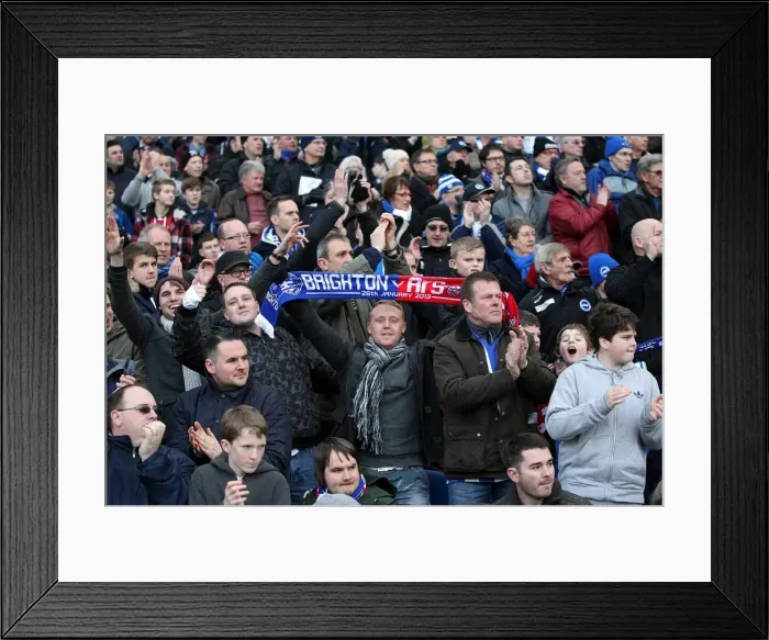 Framed Print : Thrilling Showdown: Brighton & Hove Albion vs Arsenal (2012-13) Framed Print : Thrilling Showdown: Brighton & Hove Albion vs Arsenal (2012-13)