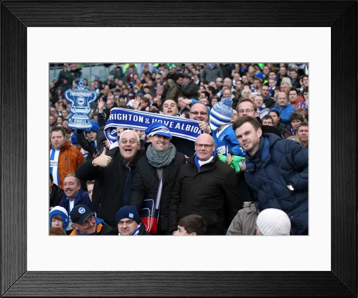 Framed Print : Brighton and Hove Albion: Electric Atmosphere - The Amex Stadium Crowd Shots (2012-2013) Framed Print : Brighton and Hove Albion: Electric Atmosphere - The Amex Stadium Crowd Shots (2012-2013)