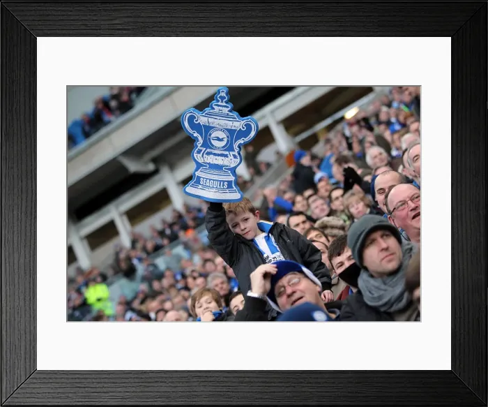Framed Print : Brighton & Hove Albion: Electric Atmosphere - The Amex Stadium Crowd Shots (2012-2013) Framed Print : Brighton & Hove Albion: Electric Atmosphere - The Amex Stadium Crowd Shots (2012-2013)