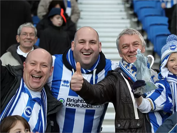 Electric Atmosphere: Brighton & Hove Albion FC Crowd Shots (2012-2013) at the Amex Stadium