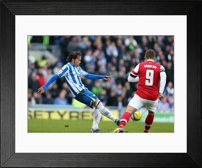Framed Print : Brighton & Hove Albion vs. Arsenal: 2012-13 Home Game Framed Print : Brighton & Hove Albion vs. Arsenal: 2012-13 Home Game