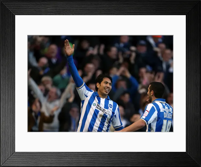 Framed Print : Brighton & Hove Albion vs Arsenal: A Home Battle (2012-13 Season - Arsenal's Visit)