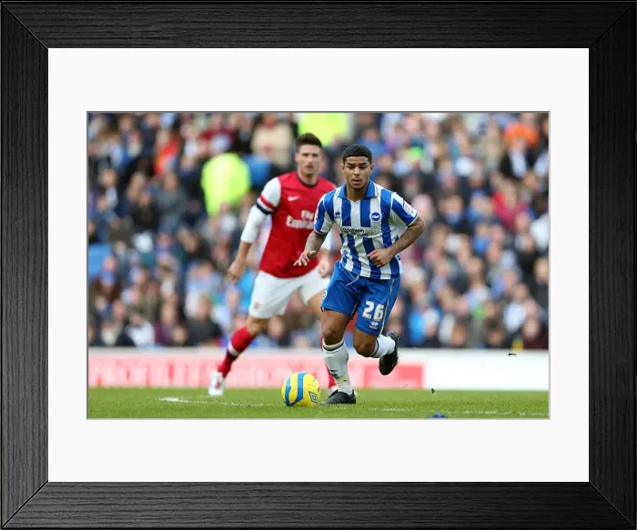 Framed Print : A Home Battle: Brighton & Hove Albion vs Arsenal (2012-13 Season) Framed Print : A Home Battle: Brighton & Hove Albion vs Arsenal (2012-13 Season)