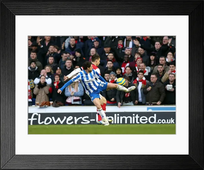 Framed Print : Reliving the Thrill: Brighton & Hove Albion vs Arsenal (2012-13) - A Look Back at Our Historic Home Game Framed Print : Reliving the Thrill: Brighton & Hove Albion vs Arsenal (2012-13) - A Look Back at Our Historic Home Game