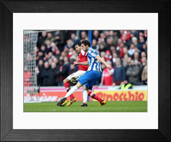 Framed Print : Brighton & Hove Albion vs Arsenal (2012-13 Home Game) Framed Print : Brighton & Hove Albion vs Arsenal (2012-13 Home Game)