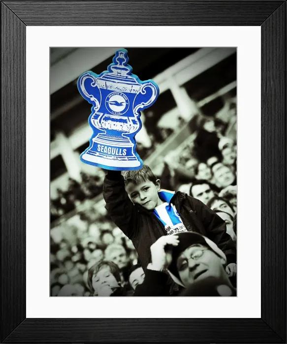Framed Print : Brighton & Hove Albion vs Arsenal (2012-13): A Past Home Game Framed Print : Brighton & Hove Albion vs Arsenal (2012-13): A Past Home Game