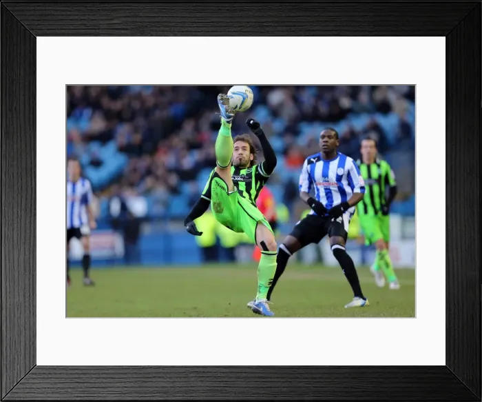 Framed Print : Inigo Calderon's Epic Overhead Kick: Sheffield Wednesday vs. Brighton & Hove Albion, Npower Championship, 2nd February 2013 Framed Print : Inigo Calderon's Epic Overhead Kick: Sheffield Wednesday vs. Brighton & Hove Albion, Npower Championship, 2nd February 2013