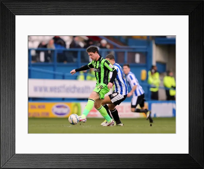 Framed Print : Wayne Bridge in Action: Brighton & Hove Albion vs Sheffield Wednesday, Npower Championship, February 2, 2013 Framed Print : Wayne Bridge in Action: Brighton & Hove Albion vs Sheffield Wednesday, Npower Championship, February 2, 2013