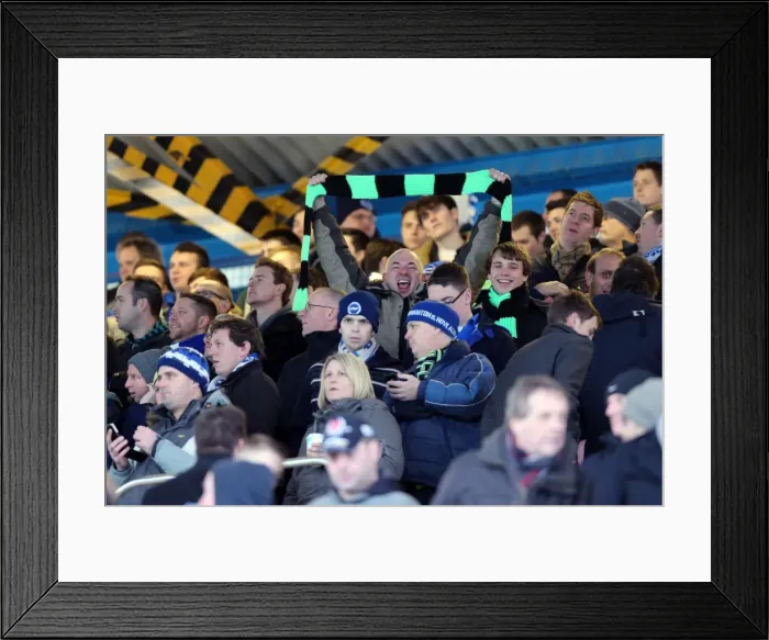 Framed Print : Brighton & Hove Albion vs Sheffield Wednesday: 2012-13 Away Game Framed Print : Brighton & Hove Albion vs Sheffield Wednesday: 2012-13 Away Game