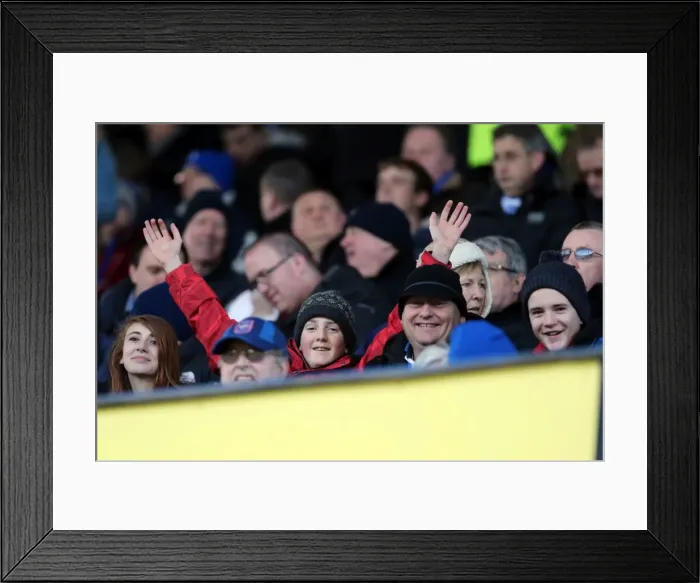 Framed Print : Brighton & Hove Albion Away: 2012-13 Season - Sheffield Wednesday (02-02-2013)
