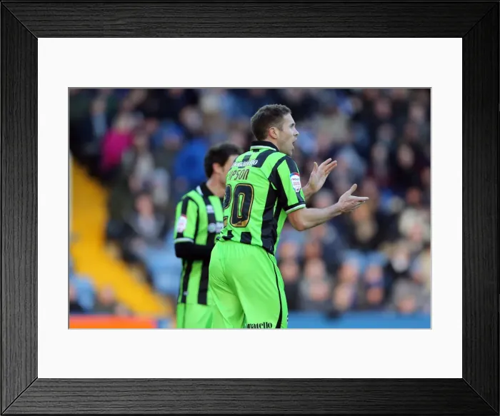 Framed Print : Brighton & Hove Albion vs Sheffield Wednesday: 2012-13 Away Game Framed Print : Brighton & Hove Albion vs Sheffield Wednesday: 2012-13 Away Game