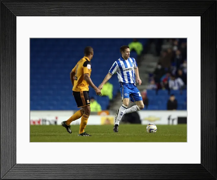 Framed Print : Matthew Upson's Intense Concentration: Brighton & Hove Albion vs Hull City, Npower Championship (February 9, 2013) Framed Print : Matthew Upson's Intense Concentration: Brighton & Hove Albion vs Hull City, Npower Championship (February 9, 2013)