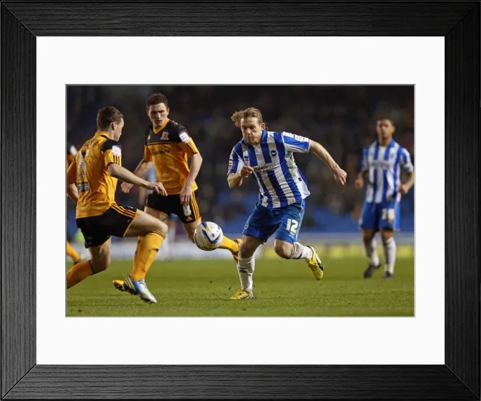 Framed Print : Brighton & Hove Albion's Craig Mackail-Smith in Action Against Hull City, Npower Championship 2013 Framed Print : Brighton & Hove Albion's Craig Mackail-Smith in Action Against Hull City, Npower Championship 2013