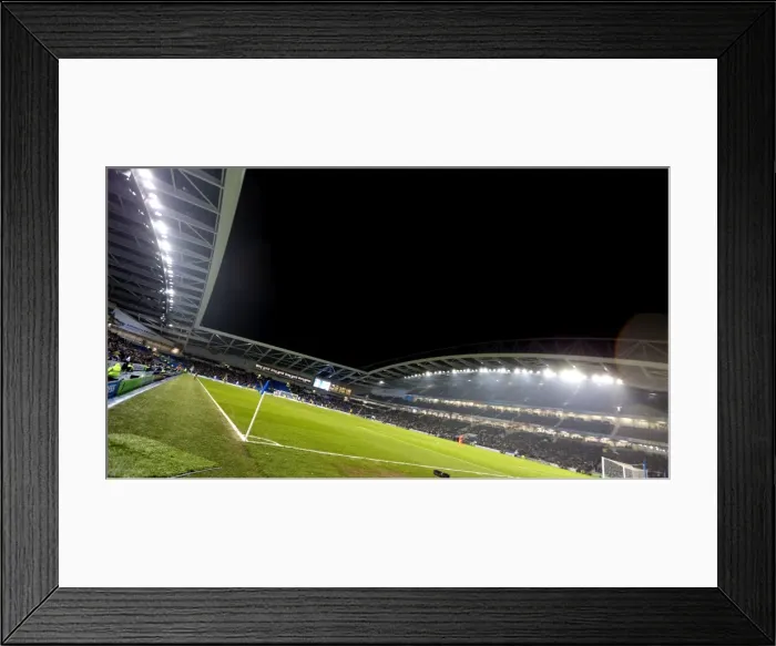 Framed Print : Brighton & Hove Albion: A Glimpse into The Amex Stadium