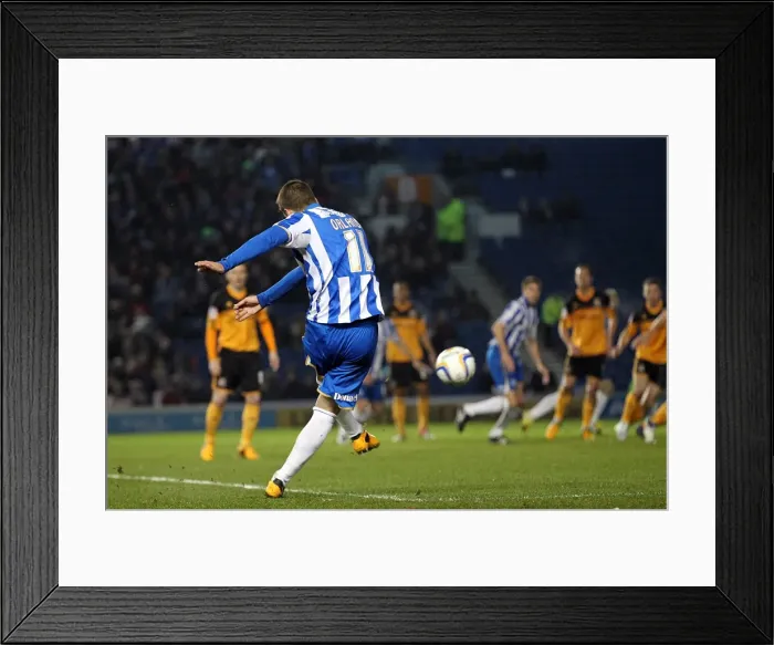Framed Print : Brighton & Hove Albion vs. Hull City (09-02-2013) - A Look Back at the 2012-13 Home Season: Hull City Game Framed Print : Brighton & Hove Albion vs. Hull City (09-02-2013) - A Look Back at the 2012-13 Home Season: Hull City Game