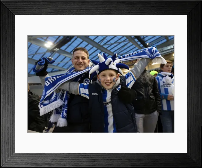 Framed Print : Unforgettable Crowd Moments at The Amex Stadium: Brighton & Hove Albion (2012-13) Framed Print : Unforgettable Crowd Moments at The Amex Stadium: Brighton & Hove Albion (2012-13)