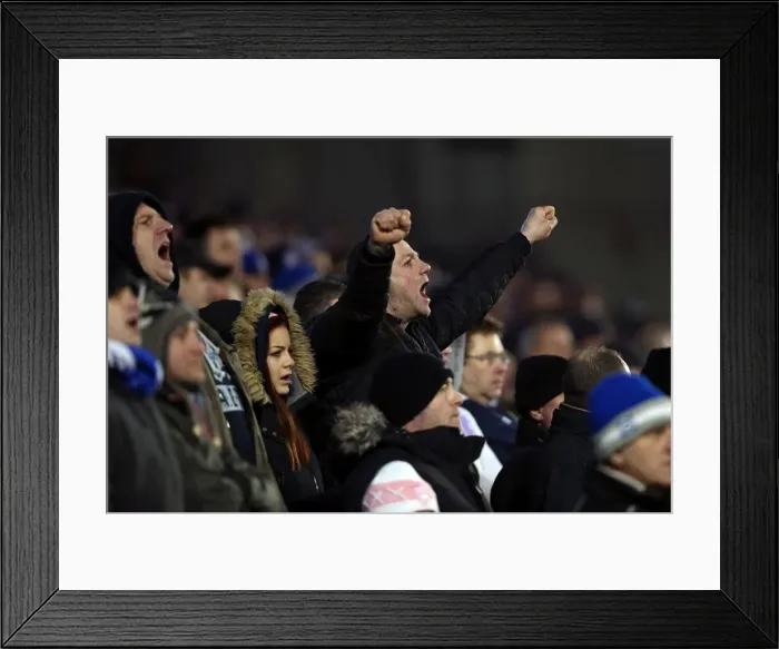 Framed Print : Brighton & Hove Albion vs. Hull City: 2012-13 Home Game Framed Print : Brighton & Hove Albion vs. Hull City: 2012-13 Home Game